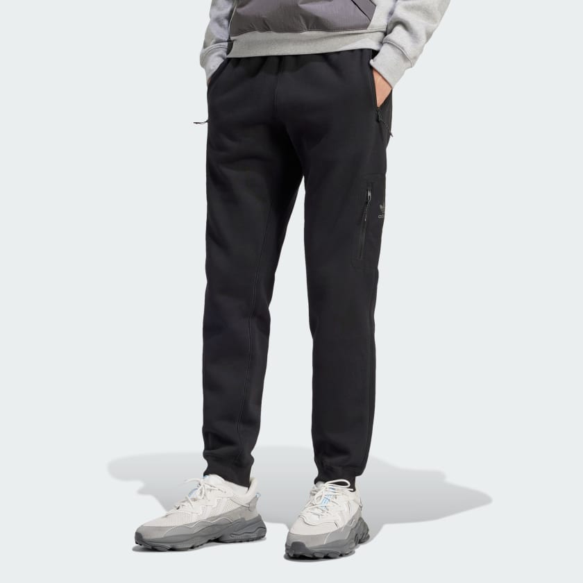 Adidas black sweats sale