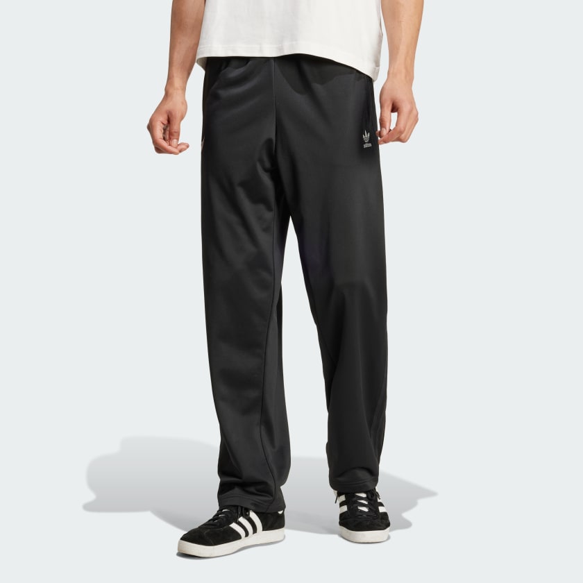 Adidas tracksuit bottoms all black clearance