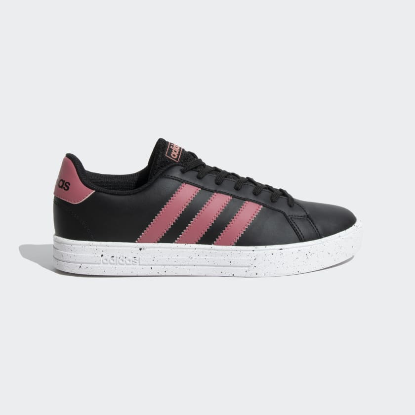 Black shoes with pink stripes outlet