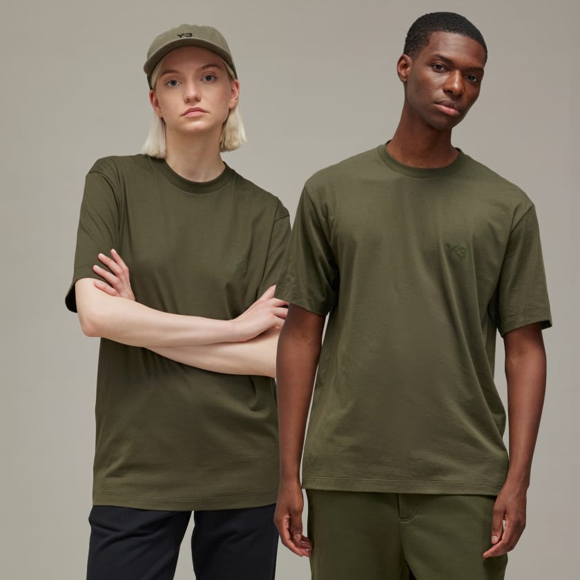 最新の激安 adidas Y-3 Shipping Free | Green - Tee Sleeve Short Regular トップス