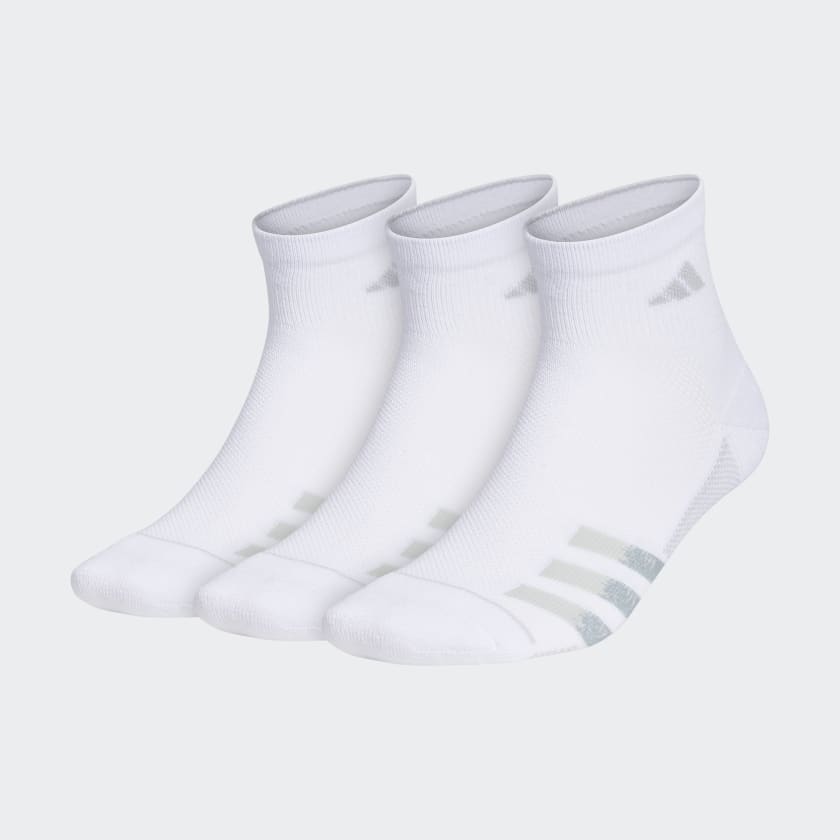 adidas Superlite Quarter Socks 3 Pairs - White | Men's Training | adidas US