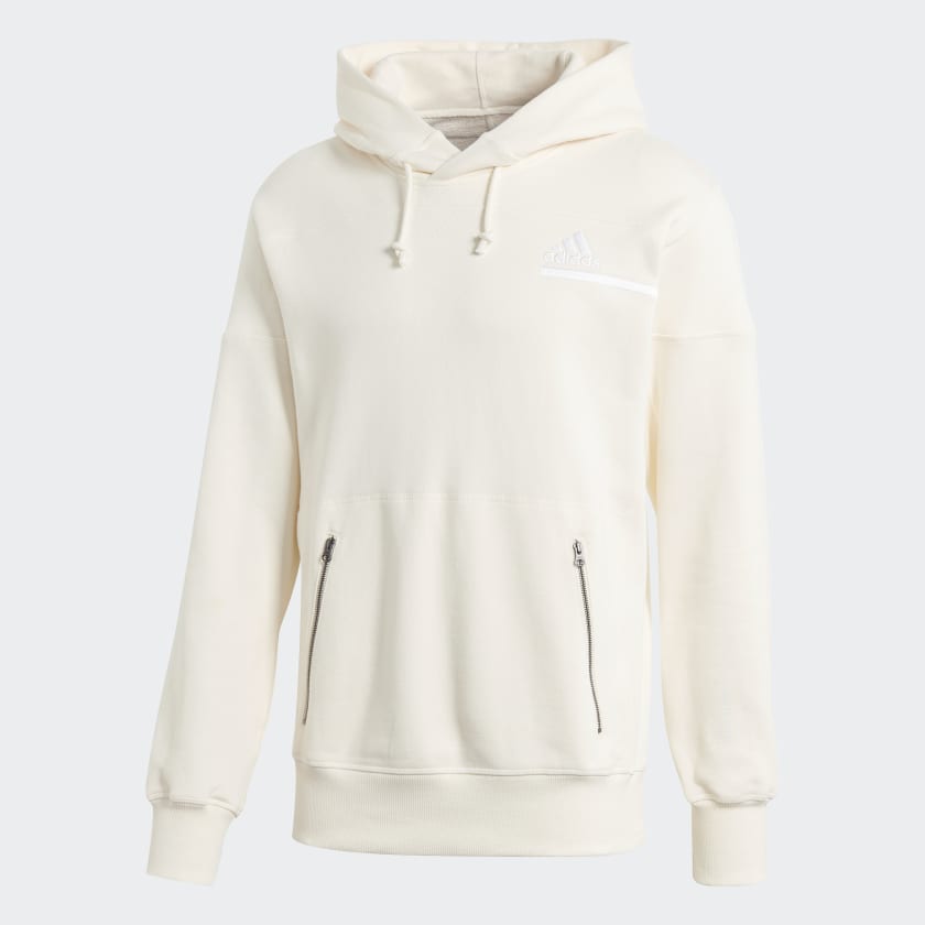 Adidas white pullover hoodie store