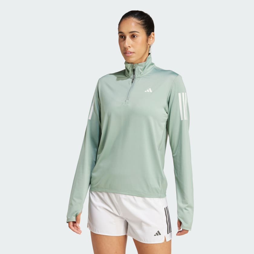 adidas Own the Run Half-Zip Oberteil - Grün | adidas Deutschland adidas Own the Run Half-Zip Oberteil - Grün | adidas Deutschland