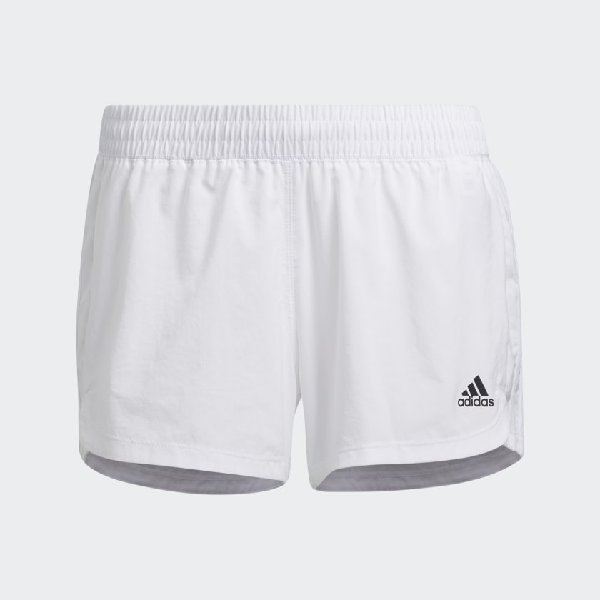adidas Pacer 3 Stripes Woven Shorts Bialy adidas Poland