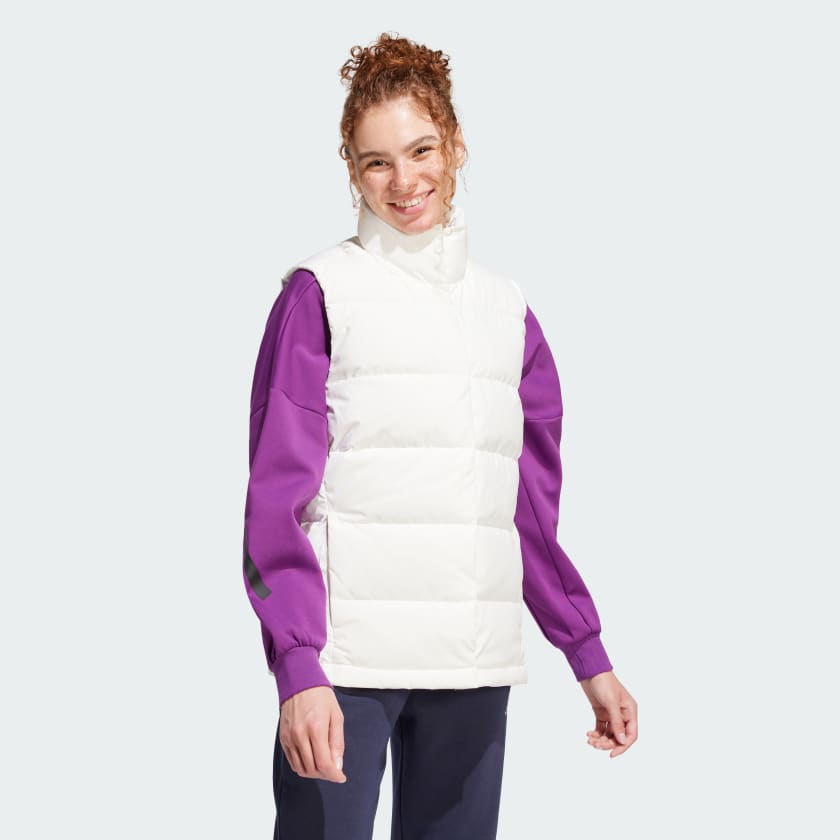 adidas Helionic Down Vest White Free Shipping with adiClub adidas US