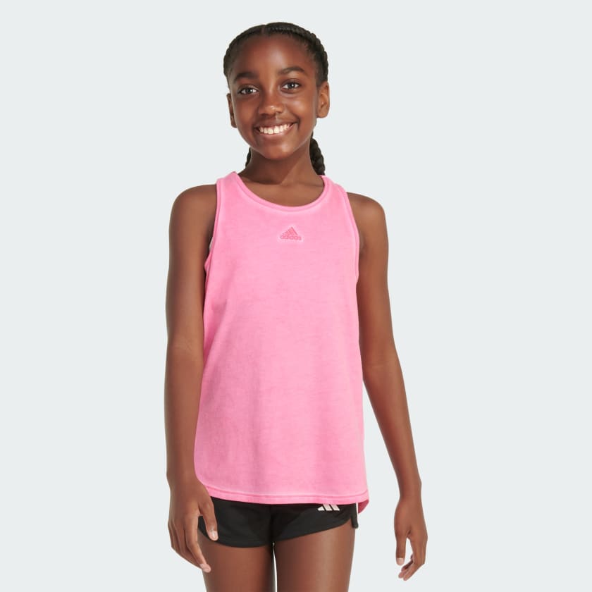 Adidas pink tank discount
