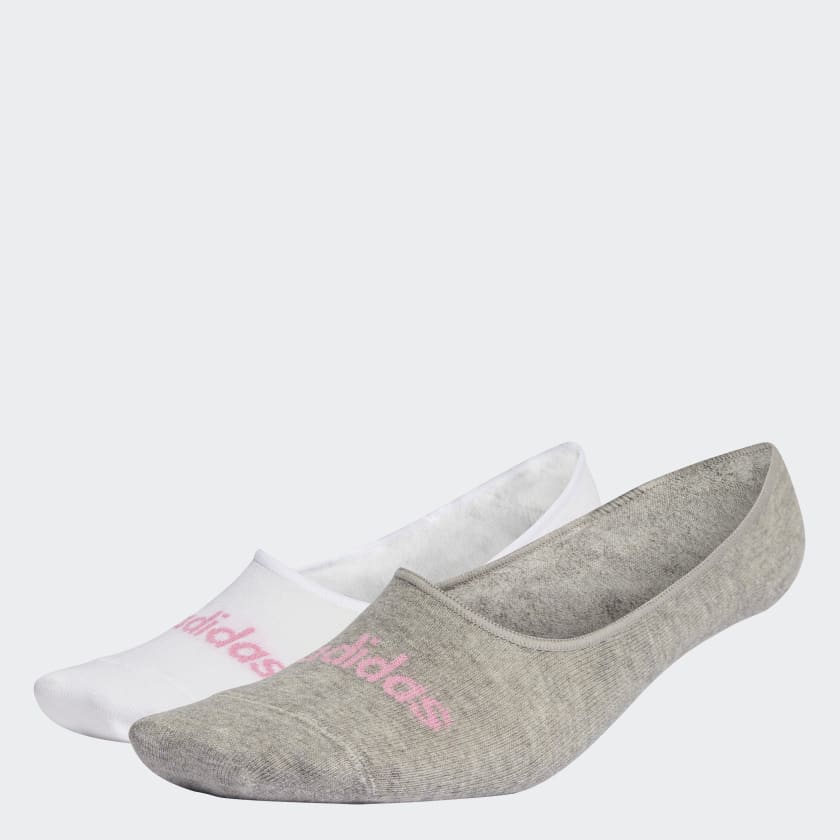 adidas Thin Linear Ballerina Socks 2 Pairs - White | adidas Philippines