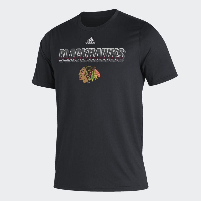 Adidas Chicago Blackhawks Preschool Authentic Climalite T-Shirt Large (7)