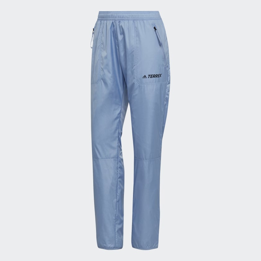 Adidas light blue wind pants sales
