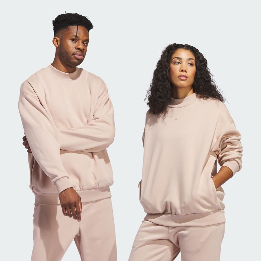 Felpa adidas Basketball Crew Beige adidas adidas Italia