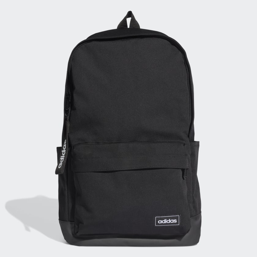 adidas Classic Linear Logo Backpack - Black | adidas New Zealand