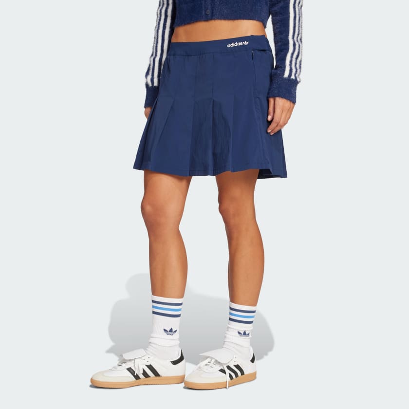 【ADIDAS】Pleated Skirt - NIGHTINDIGO / JW5141 adidas Pleated Skirt - Blue | Free Shipping with adiClub