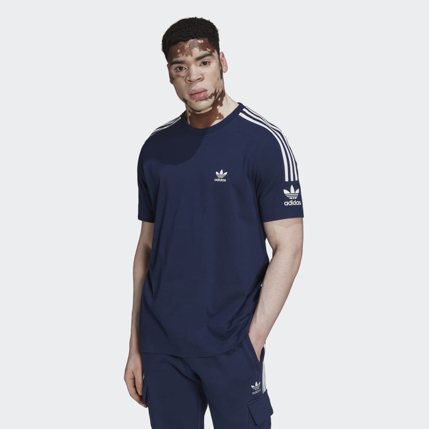 Adidas blue tee store