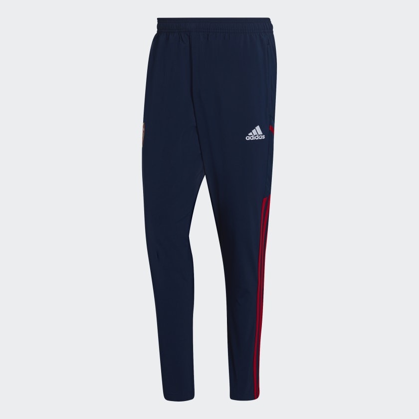 adidas Arsenal Presentation Tracksuit Bottoms - Blue | Free Delivery ...