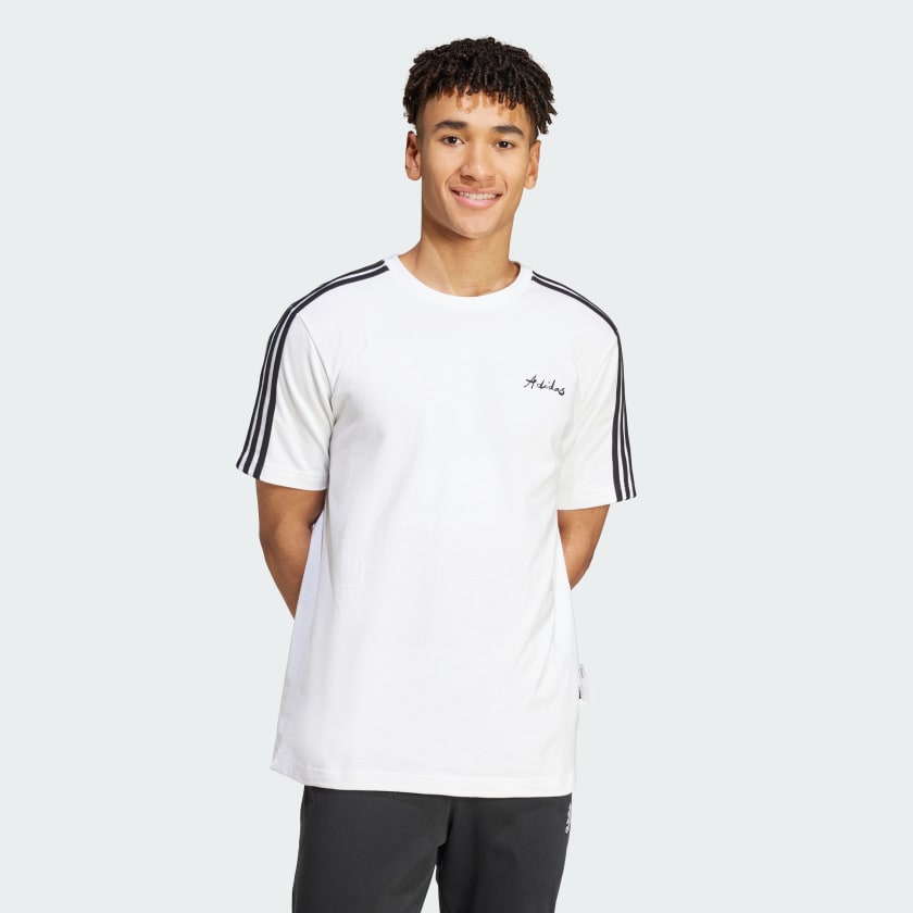 adidas Gallery Graphic Tee White Free Shipping with adiClub adidas US