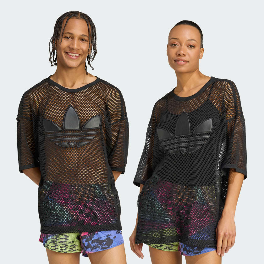 世界的に adidas x UK adidas | Black - T-Shirt Mesh Scott Jeremy トップス