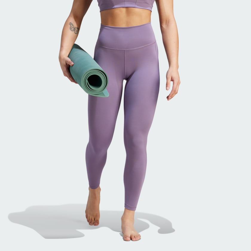 adidas Yoga Studio Luxe Crossover Waistband 7/8 Leggings - Black, adidas  Canada in 2023