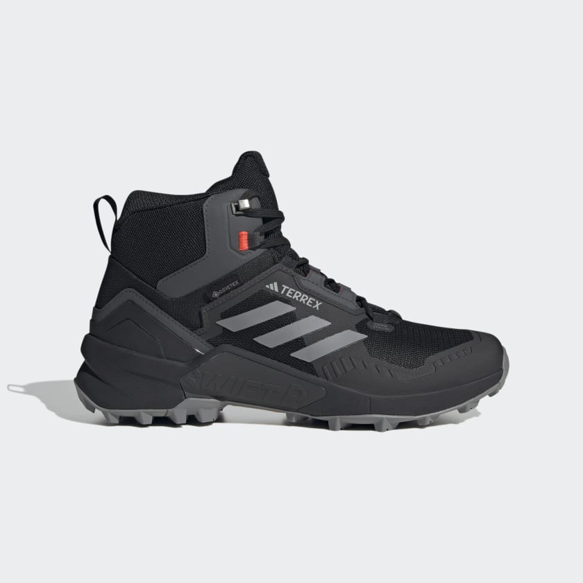 adidas Men's Hiking TERREX Swift R3 Mid GORE-TEX Hiking Shoes - Black ...