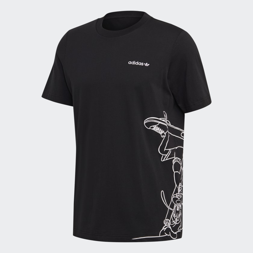 Camiseta Goofy Preto adidas adidas Brasil