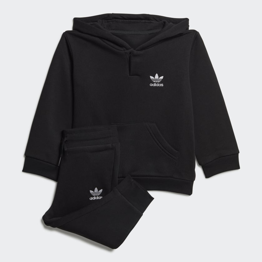 adidas Adicolor Hoodie Set - Pink, Kids' Lifestyle