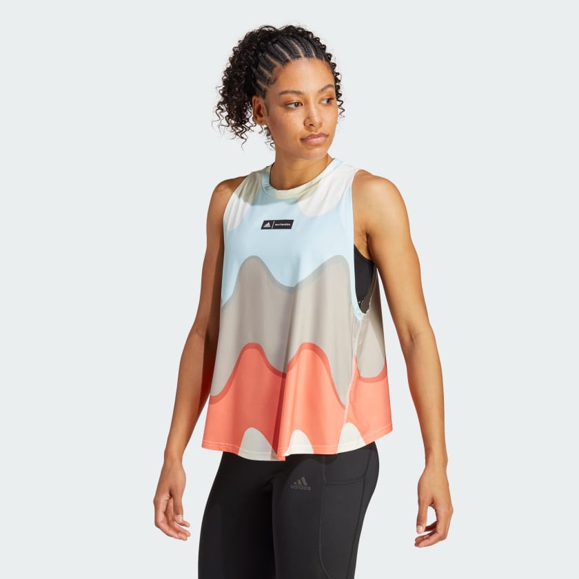 Regata Corrida Logo adidas x Marimekko Run Icons 3 Bar Azul