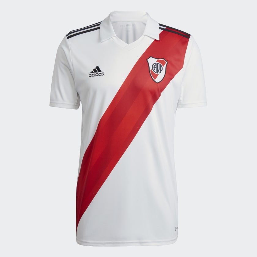 adidas Jersey Uniforme de Local River Plate 22 23 Blanco adidas Mexico