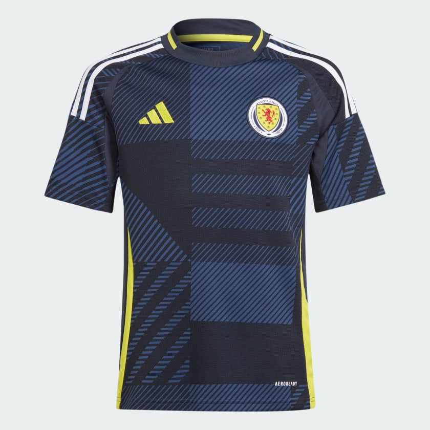 Camiseta primera equipacion Escocia 24 Adolescentes Azul adidas adidas Espana