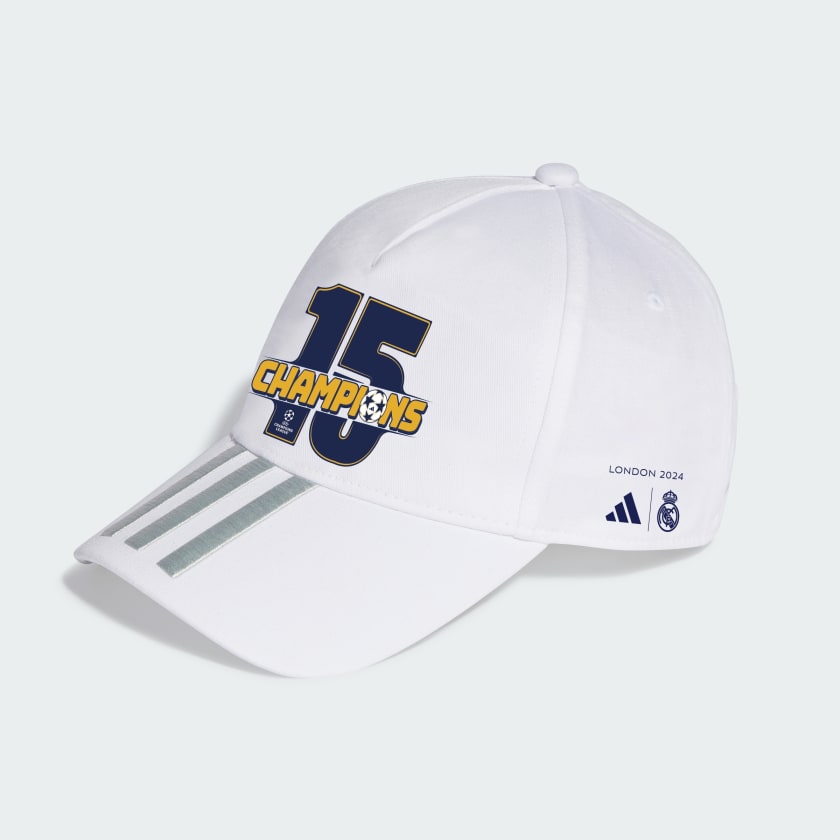 adidas Real Madrid UCL Winners 3 Stripes Cap White adidas Ireland