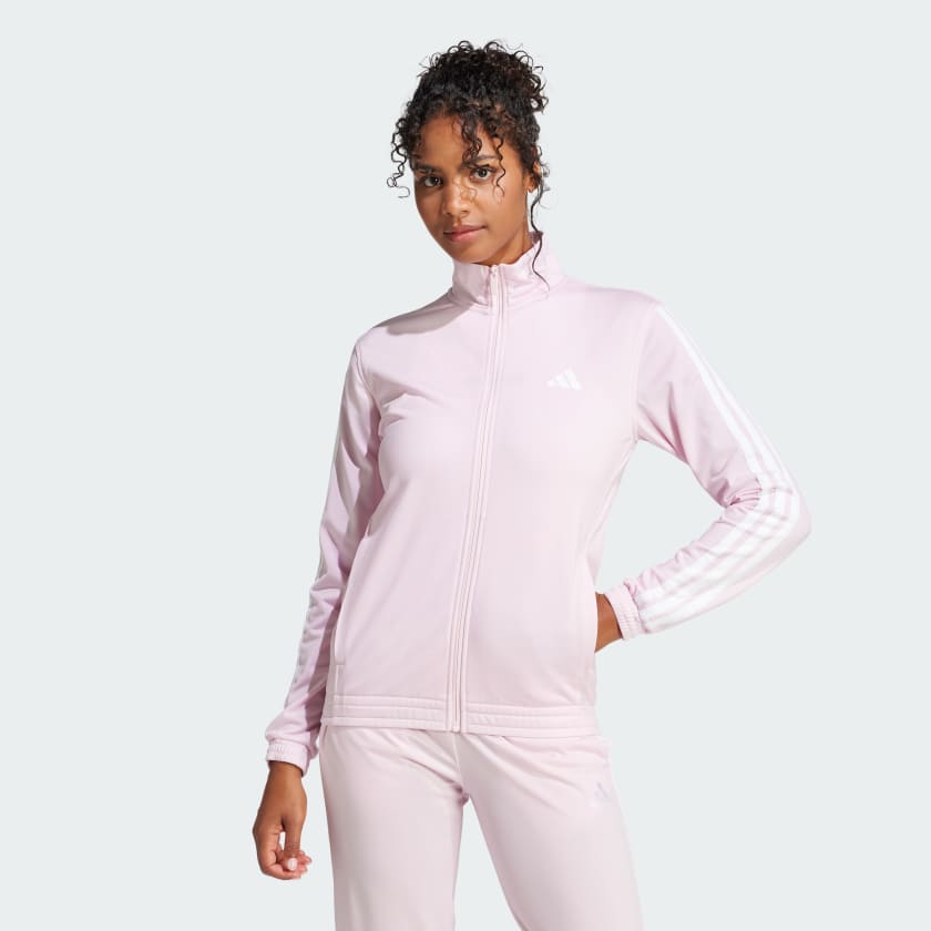 Adidas women's athletics tricot snap track jacket best sale