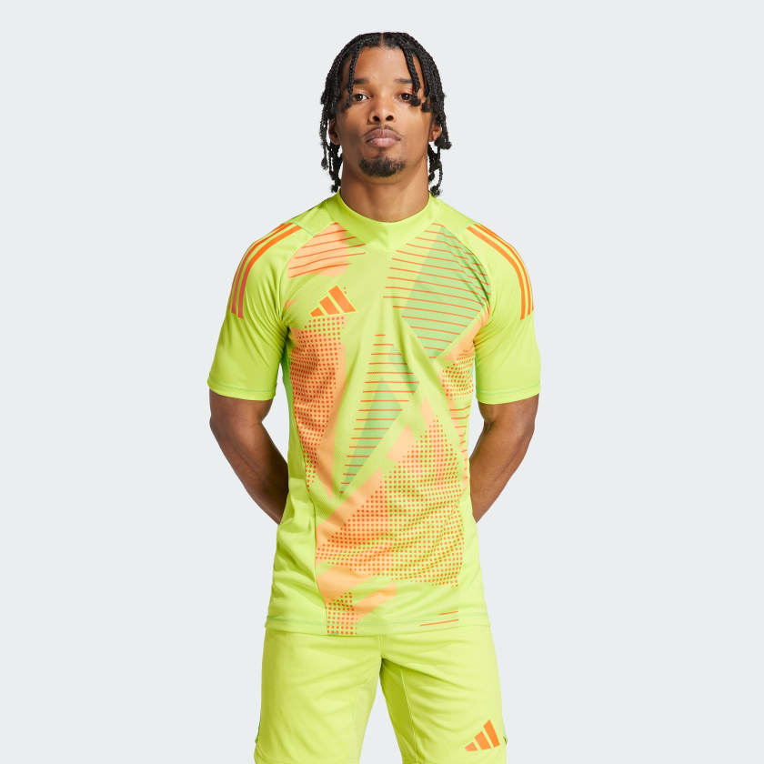 Adidas short new arrivals sleeve goalkeeper jersey