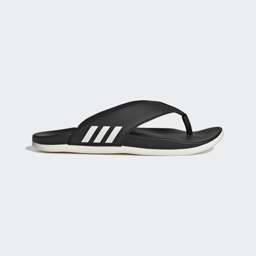 adidas Adilette Comfort Flip-Flops - Black | Free Shipping with adiClub ...