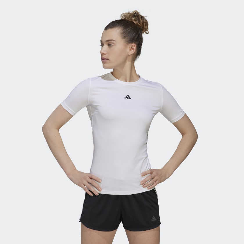 adidas Techfit Training T shirt Wit adidas Offici le Shop