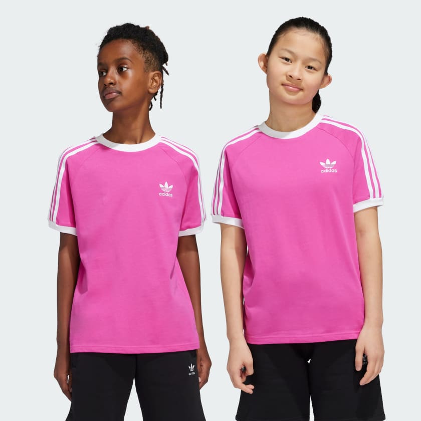 Adidas pink shirt on sale