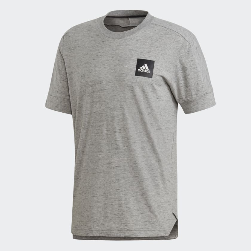 adidas ID 3 Stripes Tee Grey adidas Malaysia