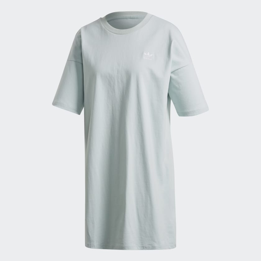 Adidas trefoil dress green hotsell