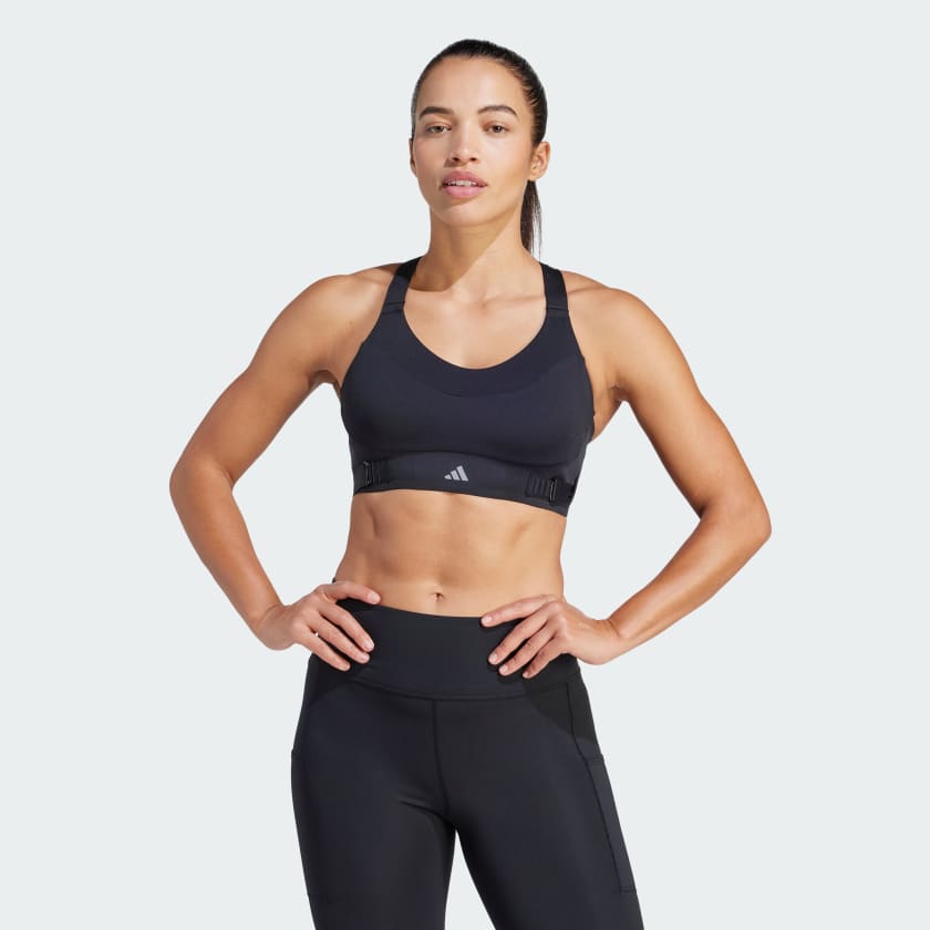 adidas Collective Power Fastimpact Luxe High-Support Bra - Black | adidas  India