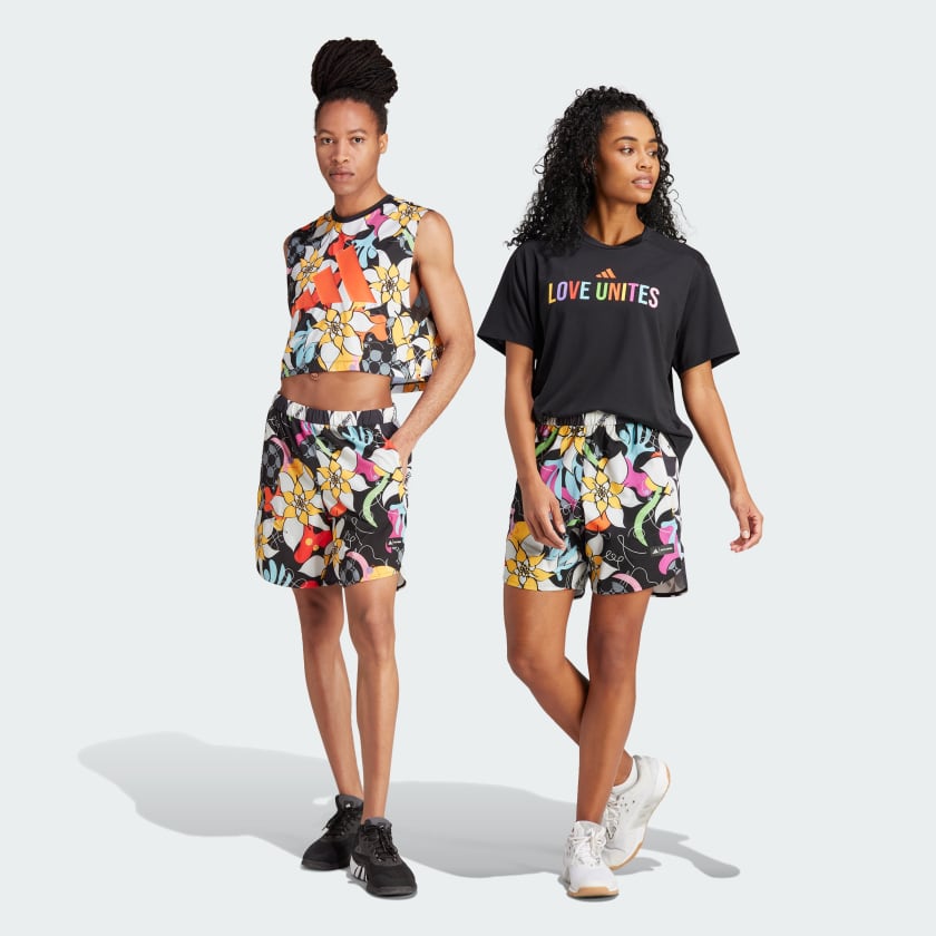 Adidas multicolor shorts online