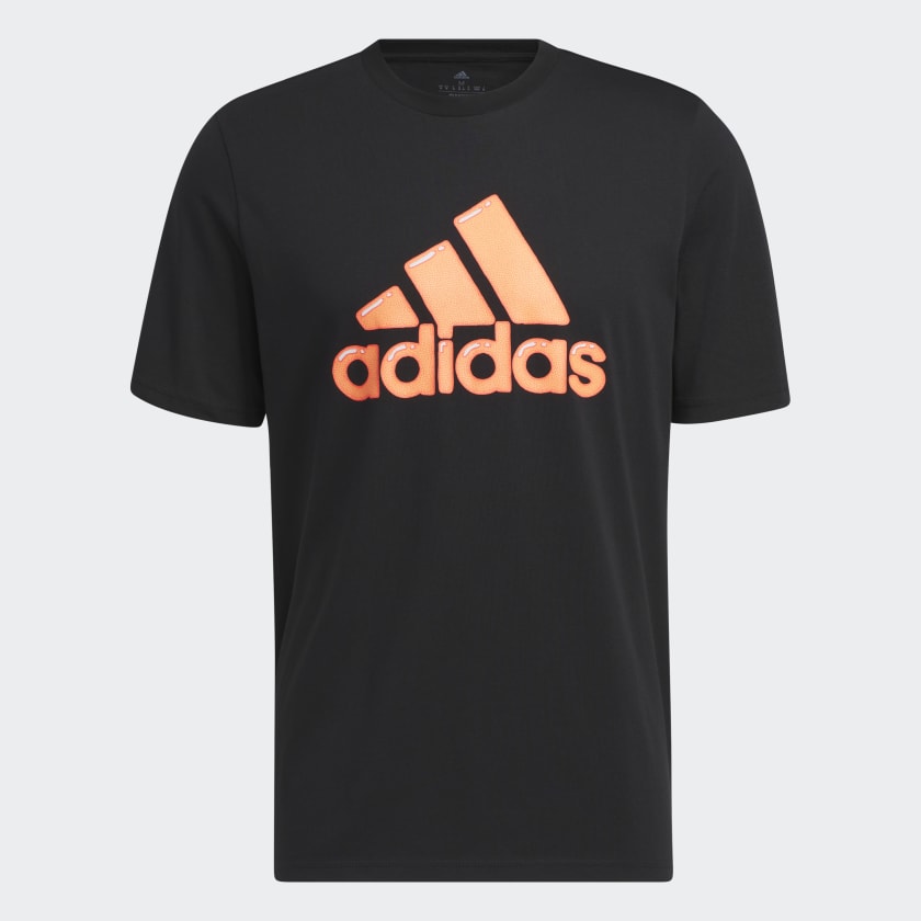 Adidas logo tee shirt sales