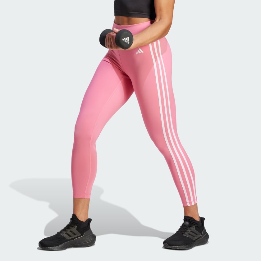 adidas Tech-Fit 3 Stripe 7/8 Tights - Pink