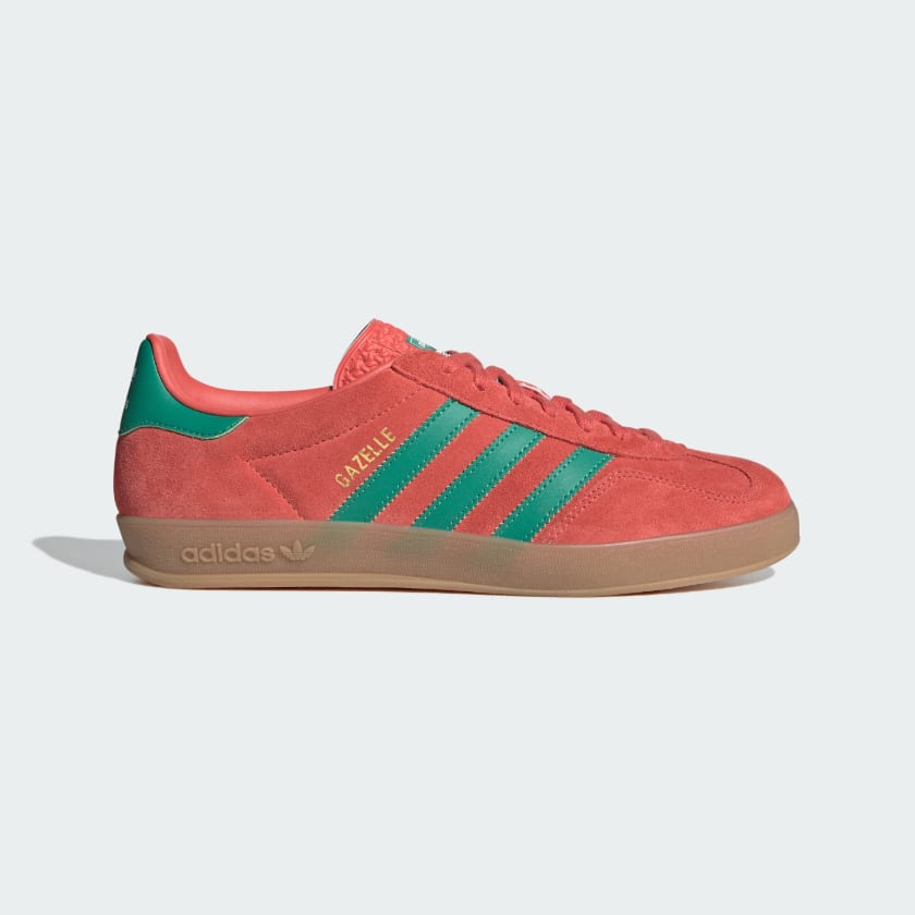 adidas Gazelle Indoor Shoes - Red | Free Shipping with