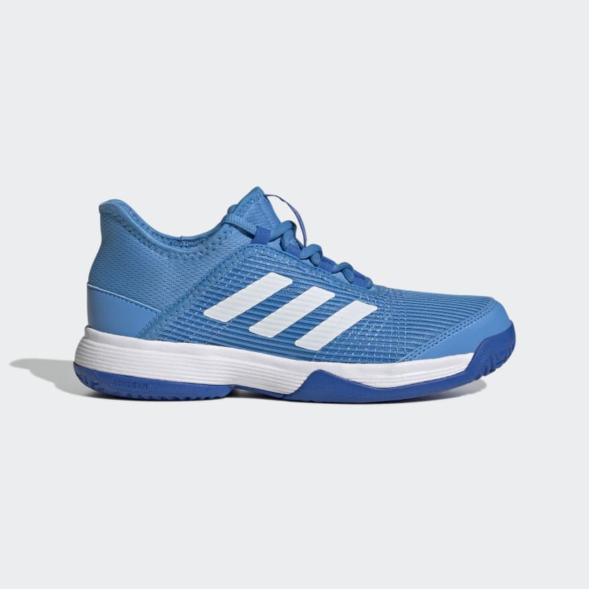 Adidas Game Court Ladies Tennis Shoes (2019) White/Blue 5.5 - Gannon Sports