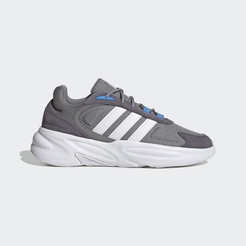 Grey adidas shoes cloudfoam clearance