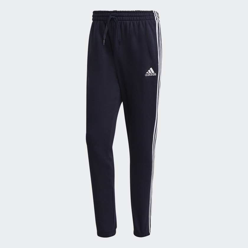 Adidas Essentials 3-Stripes Tapered Pants Black/White DQ3093