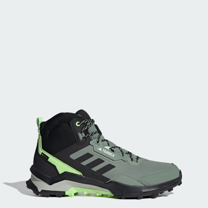 adidas Men's Hiking Terrex AX4 Mid GORE-TEX Hiking Shoes - Green adidas US