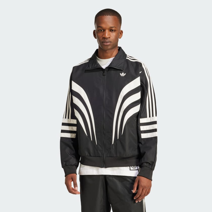 adidas Atlanta Track Top - Black | Free Shipping with