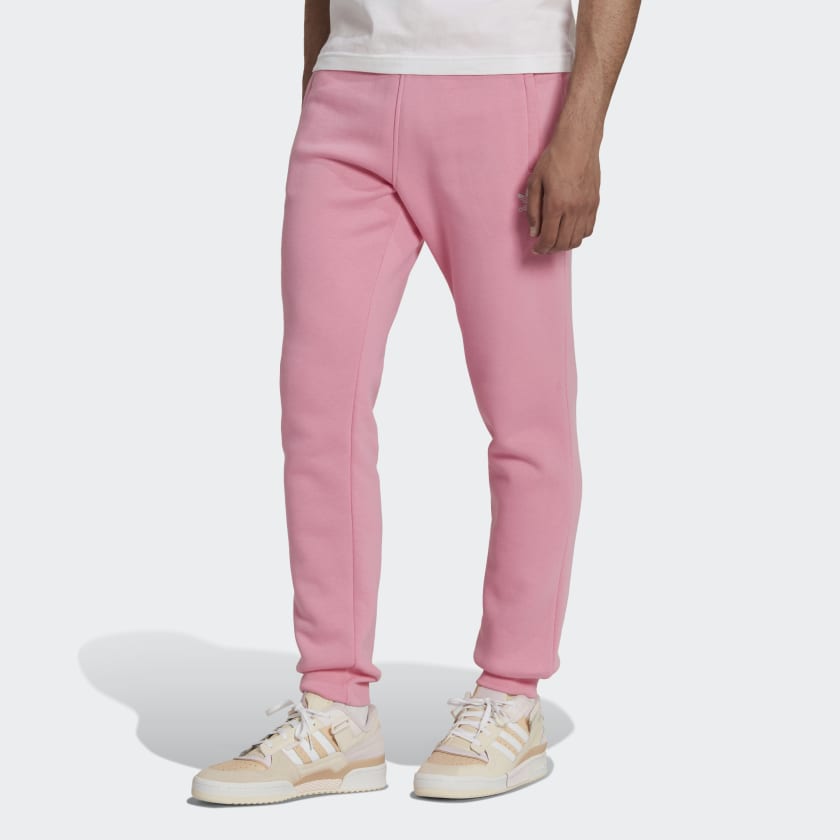 | Pink Essentials Pants Men\'s US - adidas Adicolor | Lifestyle Trefoil adidas