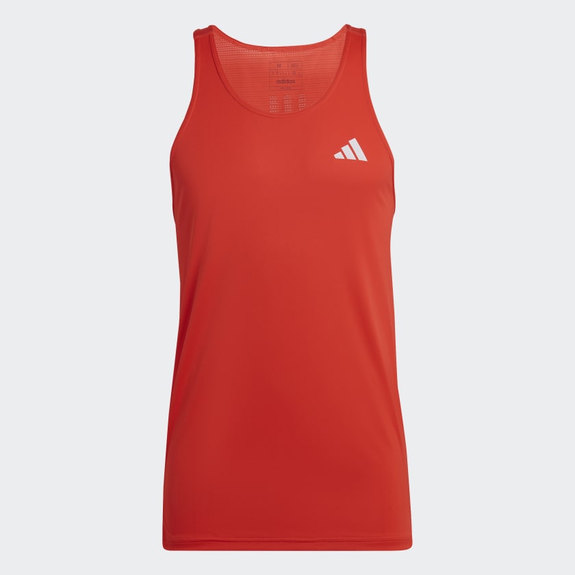 adidas Own the Run Singlet Orange Free Shipping with adiClub adidas US
