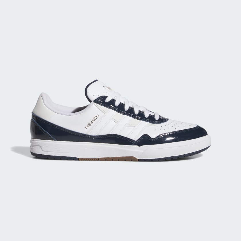 Adidas Tyshawn II Shoes White/Core Black/Navy | Skate Warehouse