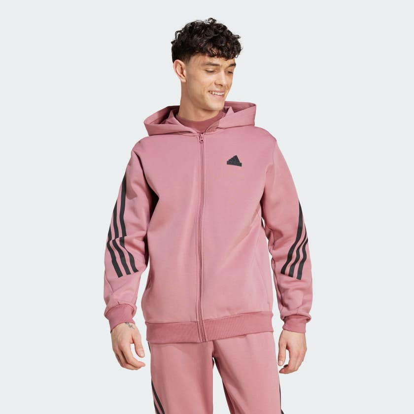 Buzo adidas hombre rosa deals