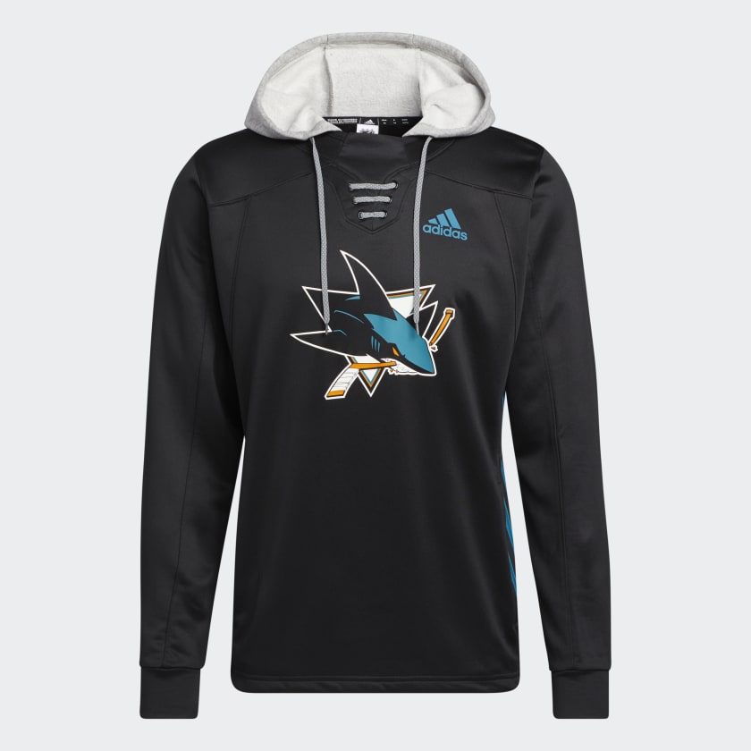 adidas Sharks Skate Lace Hoodie Black Men s Hockey adidas US